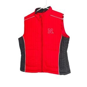 GIII By Carl Banks Red Black Women's Sports‎ Vest - Size XL